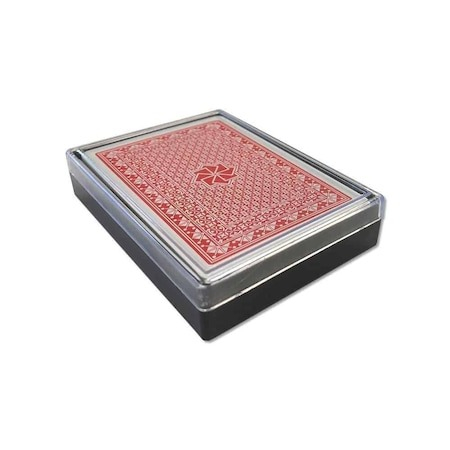 Carti de joc,din plastic,54 bucati in cutie de depozitare 8.7x5.7 cm [2]