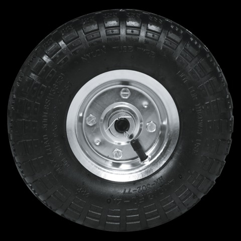 Carucior basculabil de curte, gradina, volum cuva 75l, cadru metalic si cuva din material rezistent, sarcina maxima 200 kg [7]