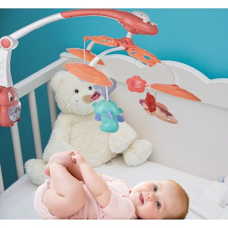 Carusel Interactiv Multifunctional bebelusi, 33 x 43 x 53 cm, lumini multicolore si sunete,Proiector cu animalute [3]