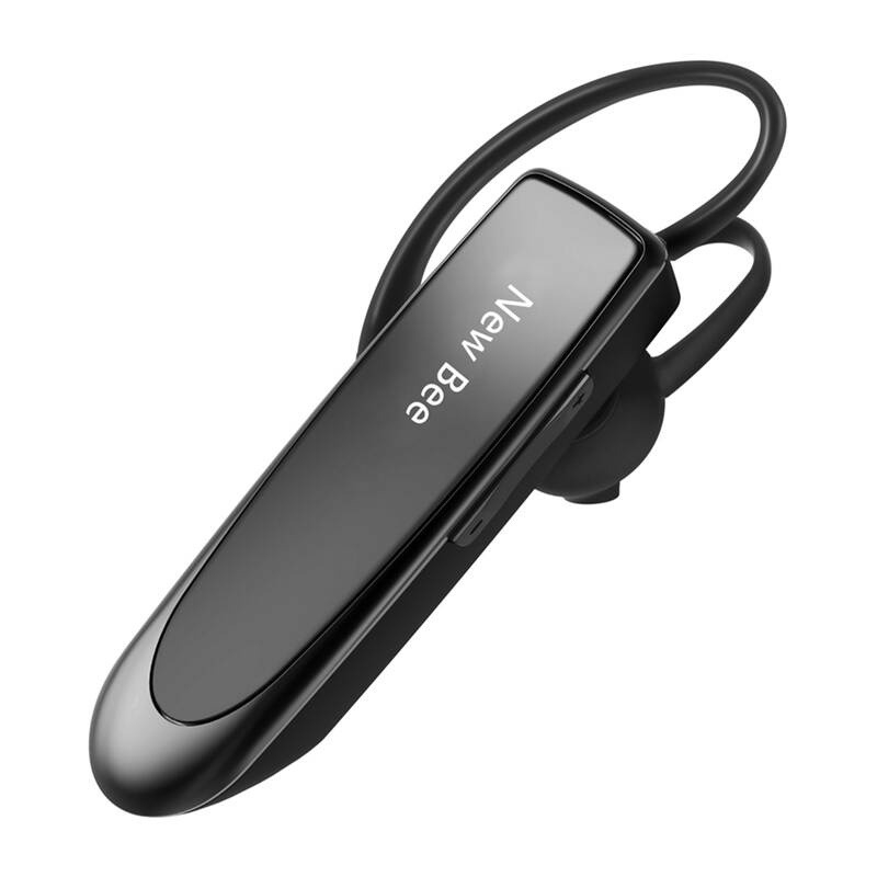 Casca Bluetooth 5.0 New Bee, wireless, autonomie 20 ore, husa transport si protectie inclusa [3]
