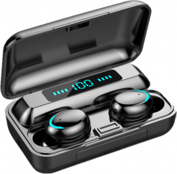 Casti Bluetooth TWS Wireless KD-M8, In ear, Conexiune Universala - Negru [4]