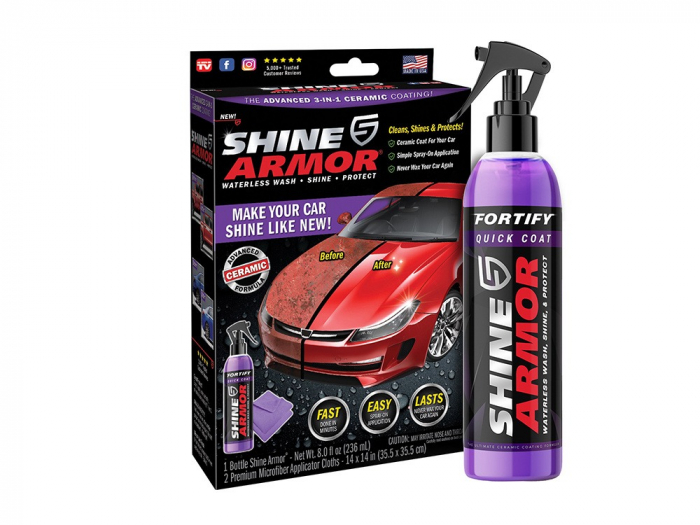 Ceara ceramica auto pentru protectie raze UV si strat hidrofob ce respinge lichidele [3]