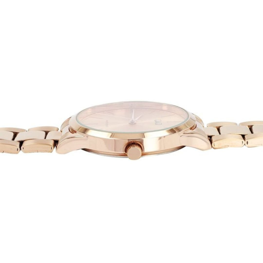 Ceas cu bratara, auriu-roz 20 cm din otel inoxidabil 20 mm, carcasa metalica 40 mm, quartz Miyota 2035, indicatoare luminescente, 3 bar [3]