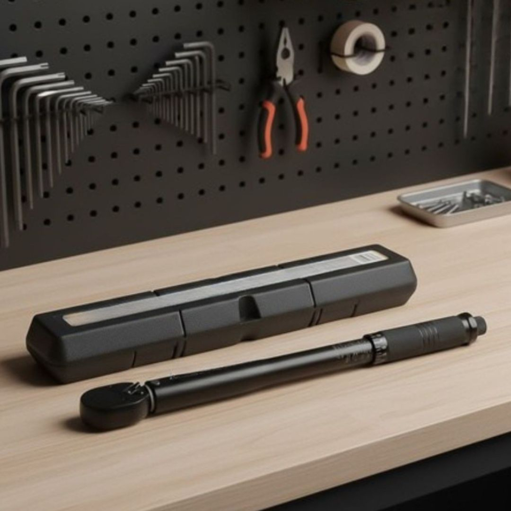 Cheie dinamometrica 3/8 7-112 Nm cu clic si blocare cuplu, pentru mecanica auto si lucrari precise [3]