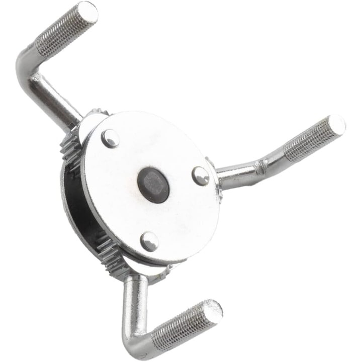 Cheie pentru filtrul de ulei, universala, 3 brate, metalica, argintie [4]