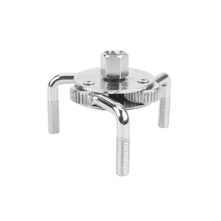 Cheie pentru filtrul de ulei, universala, 3 brate, metalica, argintie [10]