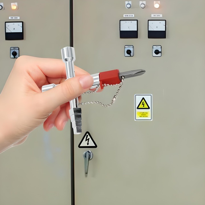 Cheie unviersala multifunctionala pentru panouri electrice 6in1 - Gri [3]