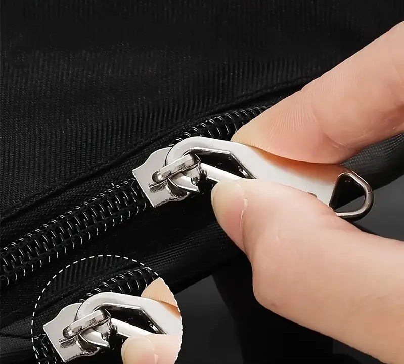 Cheita universala pentru fermoar, accesoriu reparatie fermoar pentru valize, rucsacuri, haine, jachete si corturi, argintiu [6]