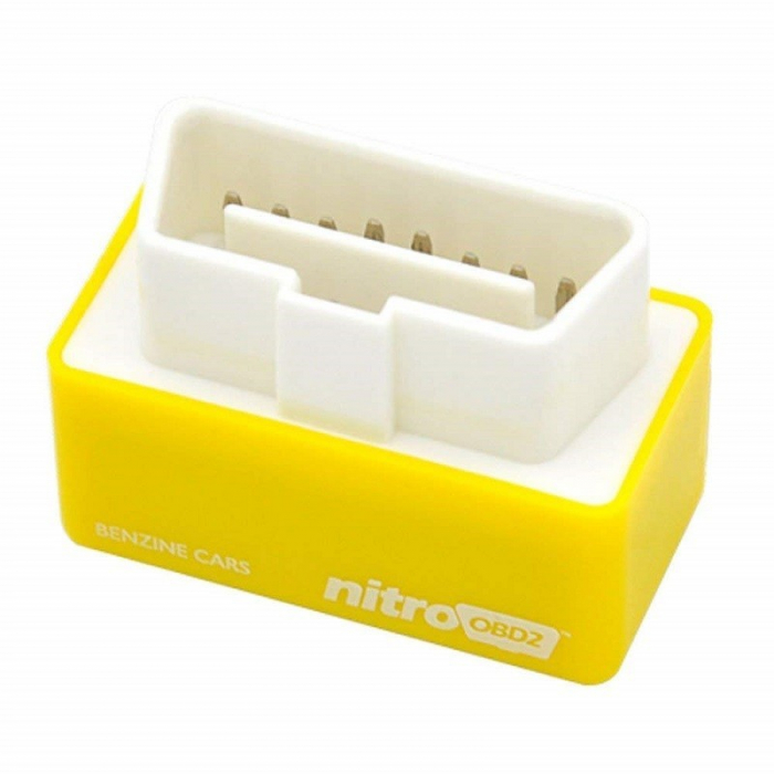 Chip tuning box nitro OBD2, creste cu 35% performanta masinii pe benzina - Galben [3]