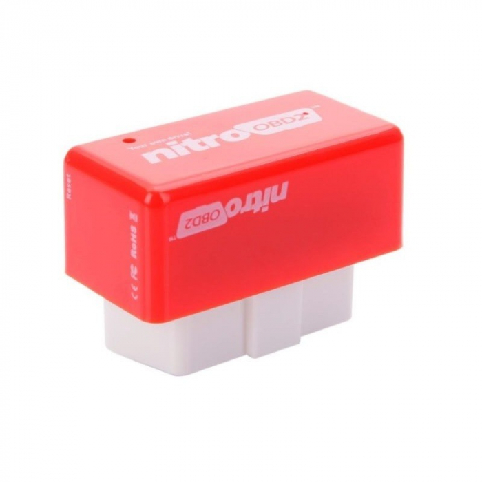 Chip tuning box nitro OBD2, creste cu 35% performanta masinii diesel - Rosu [3]