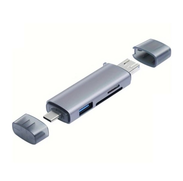 Cititor de carduri multifunctional 6in1, viteza de transfer ridicata 3.0 - Gri [2]