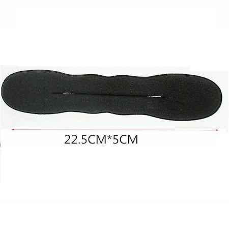Clema accesoriu elastic universal de prins parul 22 cm - Negru [2]