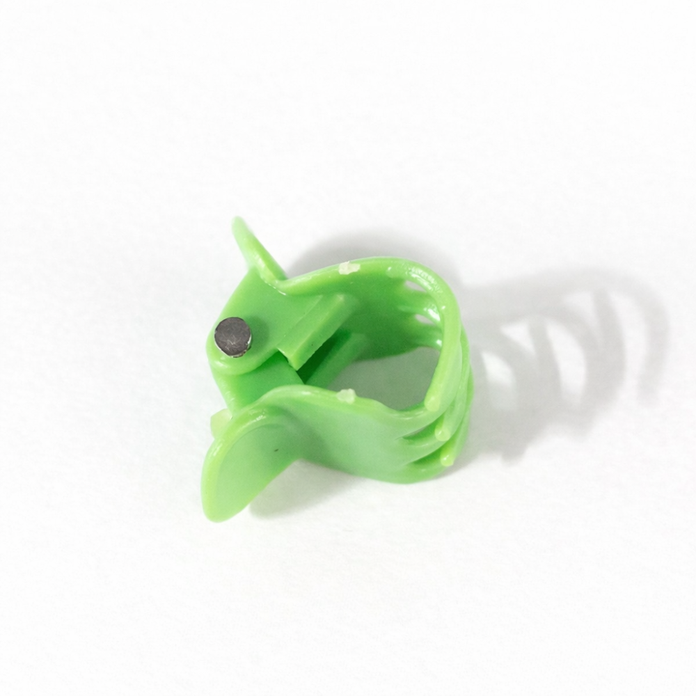 Clema par mini verde 1 cm, model clasic, accesoriu prindere pentru fete si femei [2]