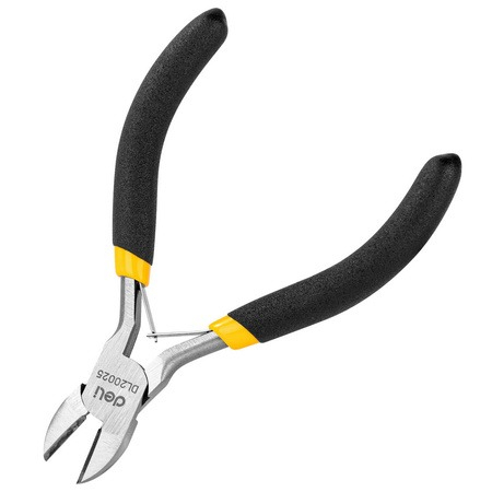 Cleste cu tais lateral, otel carbon, 125 mm, negru [2]
