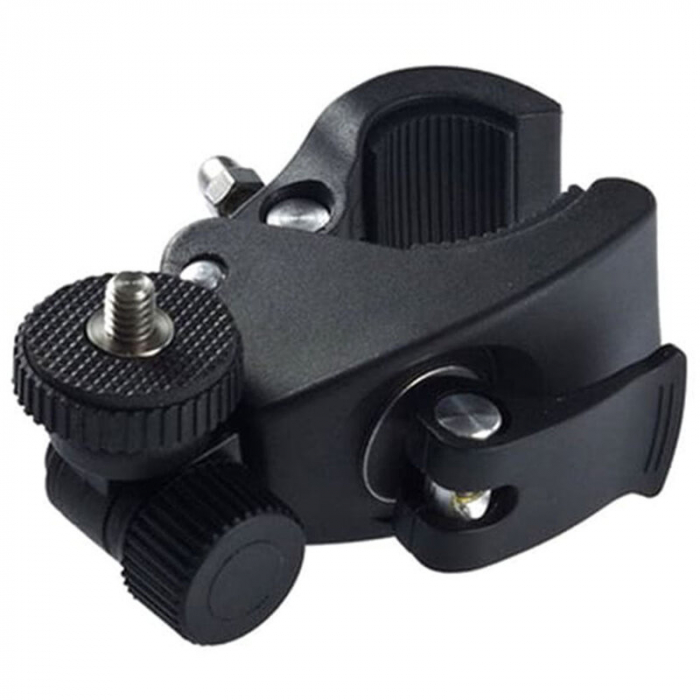 Clema de fixare si prindere cu filet universal 1/4 pentru camere foto,gopro,atasare pe ghidon bicicleta [4]