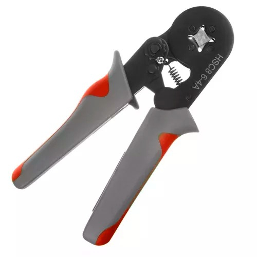 Cleste sertizare + 500 de bucati terminale pentru conductori 0.25 - 10 mm2, gri/portocaliu [5]