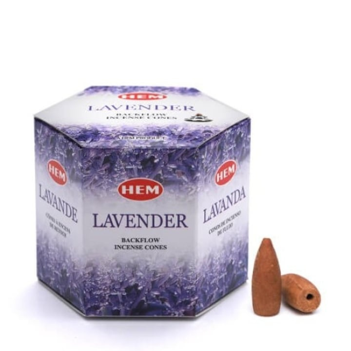 Conuri parfumate aromaterapie lavanda backflow 40 buc, relaxare, improspatare aer, meditatie si ambient calm [5]