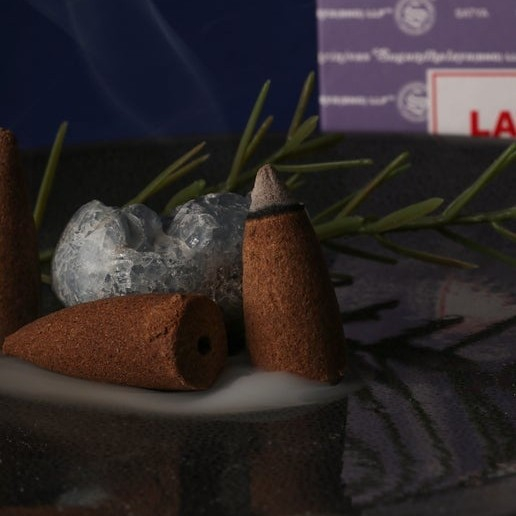 Conuri parfumate aromaterapie lavanda backflow 40 buc, relaxare, improspatare aer, meditatie si ambient calm [8]