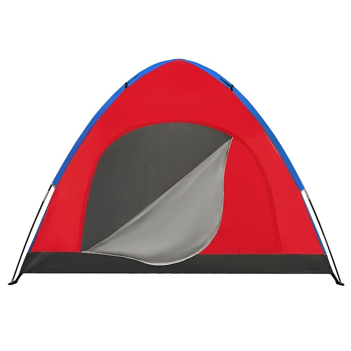 Cort camping 2–4 persoane – modele multiple, 1 camera, impermeabile, cu plasa de tantari, pentru camping, drumetii si activitati outdoor [6]