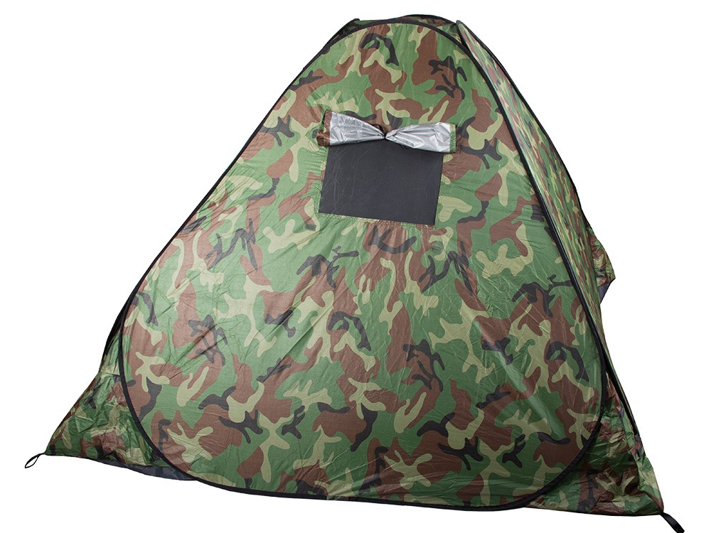 Cort camping pentru 4 persoane, 200 x 200 x 130 cm, cu husa, impermeabil, model camuflaj [5]