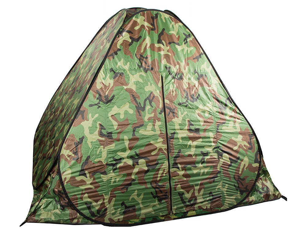 Cort camping pentru 4 persoane, 200 x 200 x 130 cm, cu husa, impermeabil, model camuflaj [3]