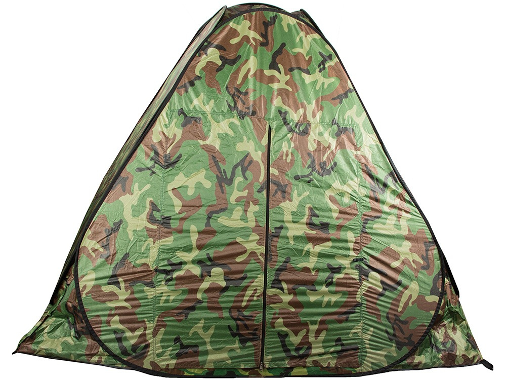 Cort camping pentru 4 persoane, 200 x 200 x 130 cm, cu husa, impermeabil, model camuflaj [4]