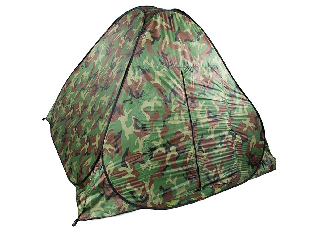 Cort camping pentru 4 persoane, 200 x 200 x 130 cm, cu husa, impermeabil, model camuflaj [11]