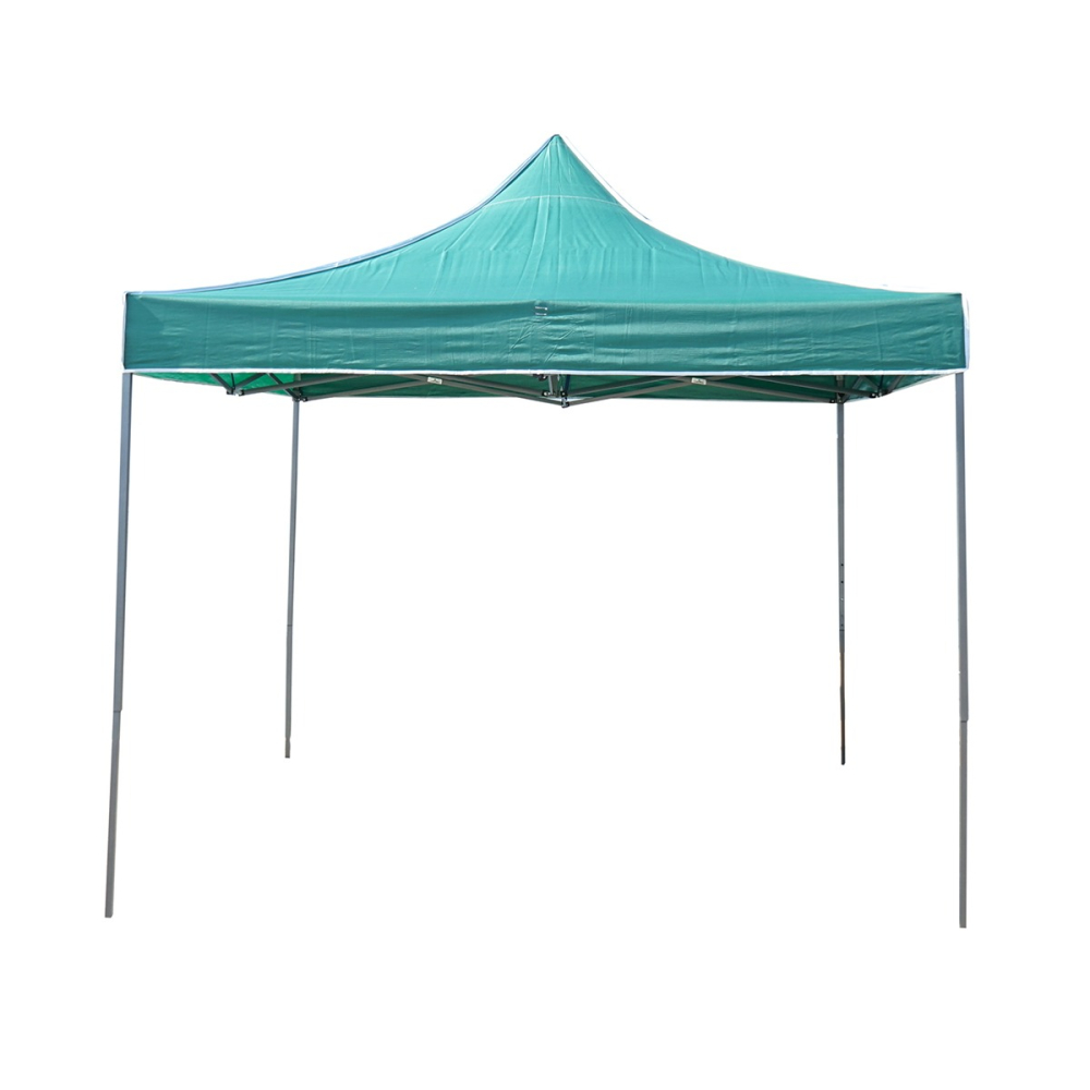 Cort tip pavilion, cadru metalic, pliabil, inaltime reglabila, verde, 3x3 m [7]