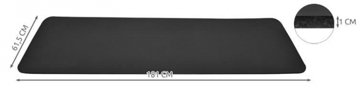 Covor pentru fitness,material impermeabil,anti-alunecare,maner de transport,181 cm lungime [5]