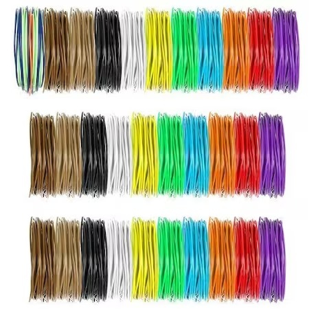 Creion 3D pentru realizare obiectelor in spatiu 3D cu 155 m filament inclus - Albastru [3]