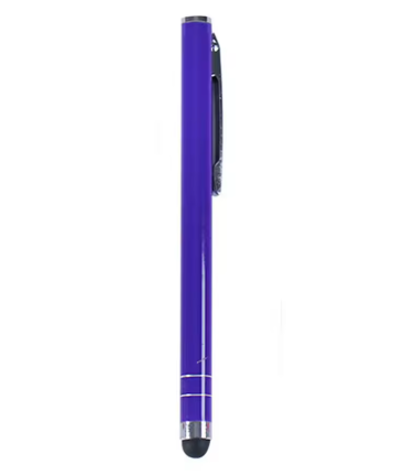 Creion tip stylus pentru ecrane tactile, telefon, tableta, potrivit pentru desenat si scris, mov [4]