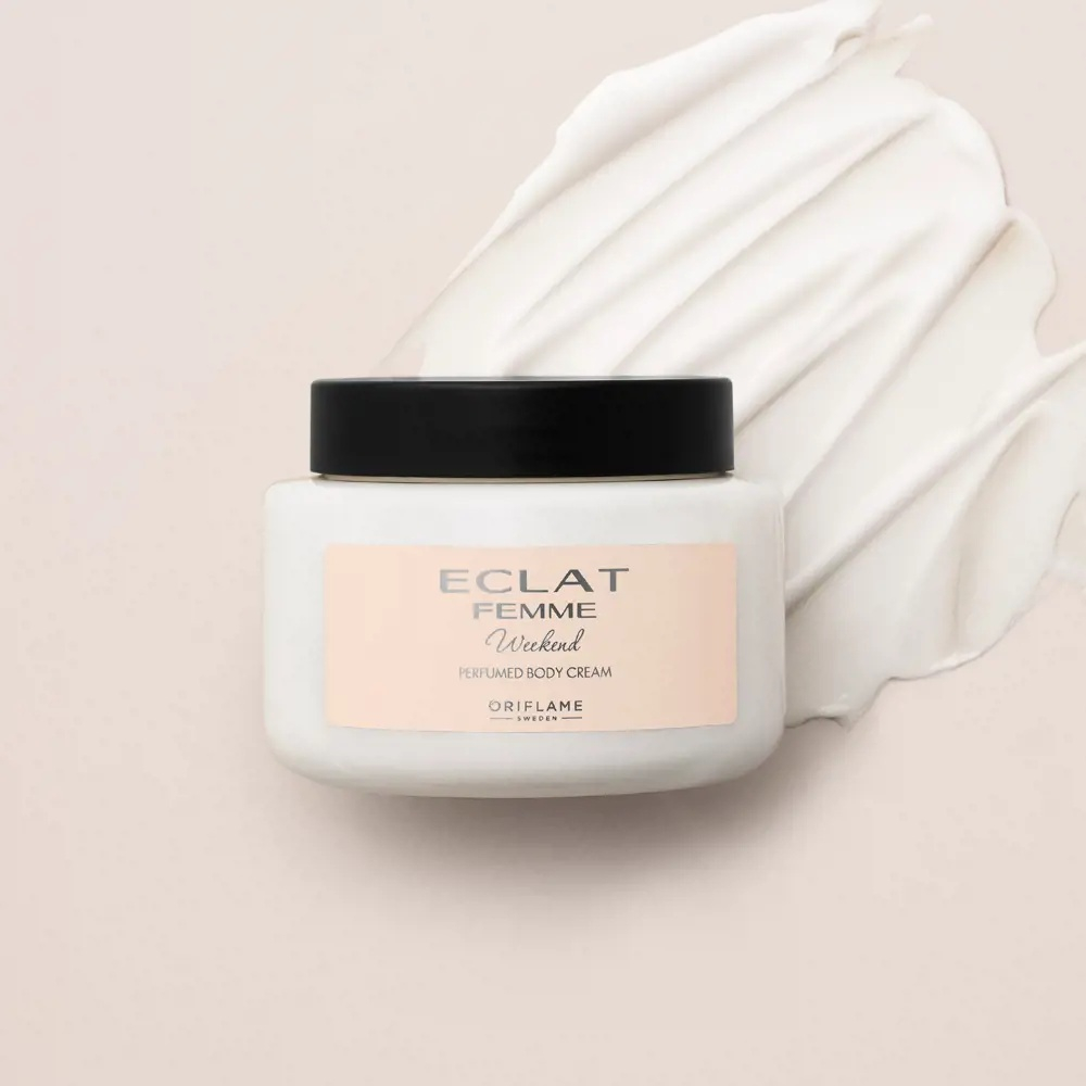 Crema de corp parfumata Eclat Femme Weekend, hidratare intensa si aroma floral-fructata verde, proaspata si eleganta [3]