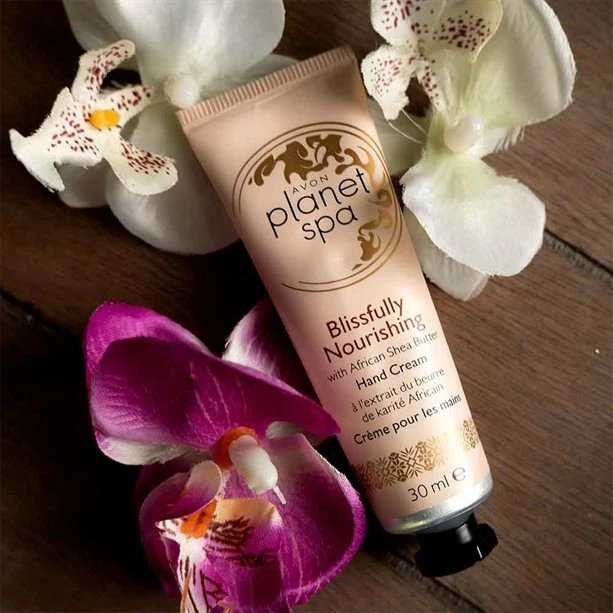 Crema hidratanta pentru maini cu unt de shea, 30 ml, pentru piele normala, hranire profunda, catifelare si absorbtie rapida, Avon Planet Spa [4]