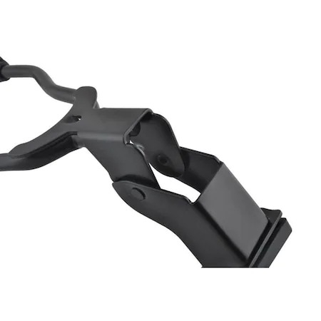 Cric dublu bicicleta, metal, 33.5x21 cm, cu picioare anti-derapante, negru [5]
