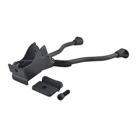 Cric dublu bicicleta, metal, 33.5x21 cm, cu picioare anti-derapante, negru [7]