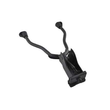 Cric dublu bicicleta, metal, 33.5x21 cm, cu picioare anti-derapante, negru [6]