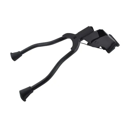 Cric dublu bicicleta, metal, 33.5x21 cm, cu picioare anti-derapante, negru [4]