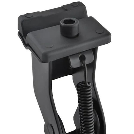 Cric dublu bicicleta, metal, 33.5x21 cm, cu picioare anti-derapante, negru [3]