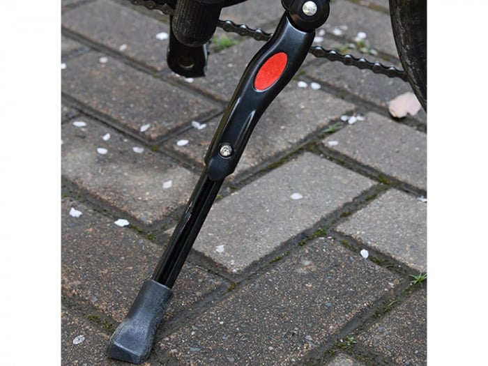 Cric universal de biciclete cu clema de fixare, aliaj de aluminiu, suruburi incluse - Negru [4]