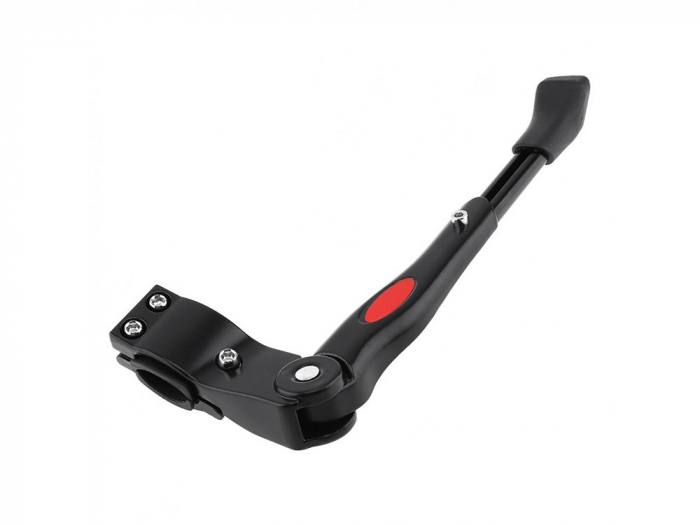 Cric universal de biciclete cu clema de fixare, aliaj de aluminiu, suruburi incluse - Negru [5]