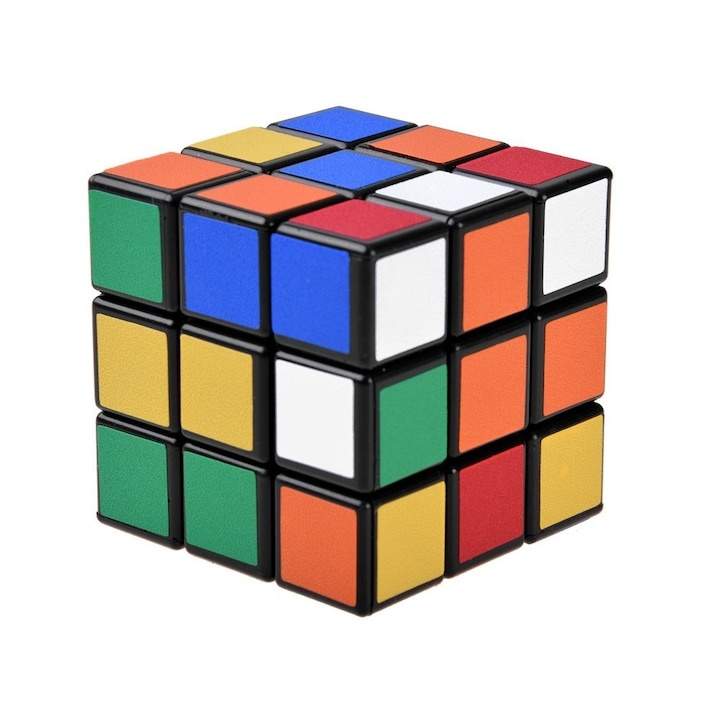 Cub magic Speed Cube 3x3, 6 x 6 x 6 cm, joc de inteligenta profesional, ABS, multicolor, pentru copii si adulti, +6 ani [5]