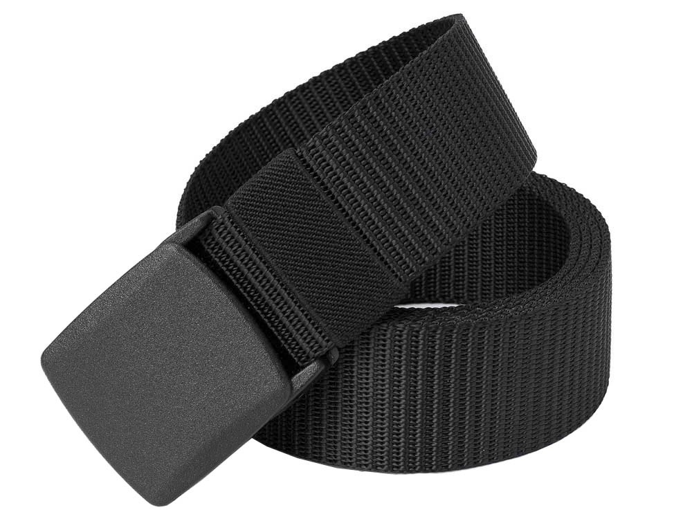 Curea pentru barbati, poliester, 120 x 3.8 cm, lungime reglabila, negru [8]