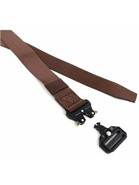 Curea tactica de teren pentru barbati, din Nailon, 125cm, Maro [3]