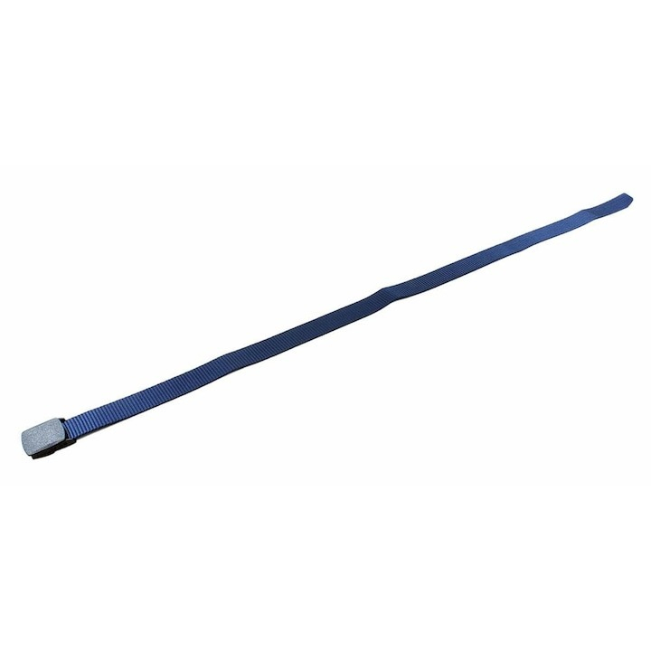 Curea tactica, tip militar, textila, cu catarama din plastic, lungime 105 cm, albastru [4]