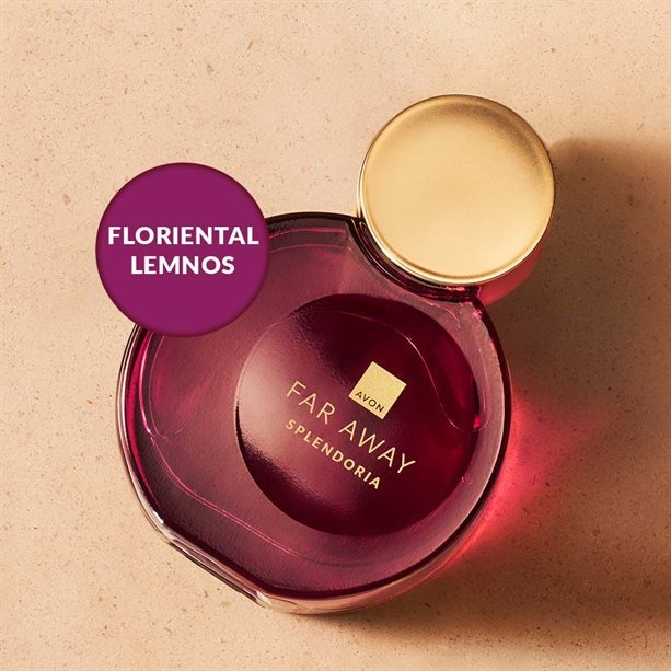 Cutie cadou Love Forever cu 12 trandafiri de sapun si apa de parfum Avon Far Away Splendoria pentru femei 50 ml, cadou elegant si rafinat [8]