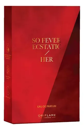 Cutie cadou Love Forever cu 12 trandafiri de sapun si apa de parfum Oriflame So Fever Ecstatic pentru femei 50 ml, cadou elegant si rafinat [2]