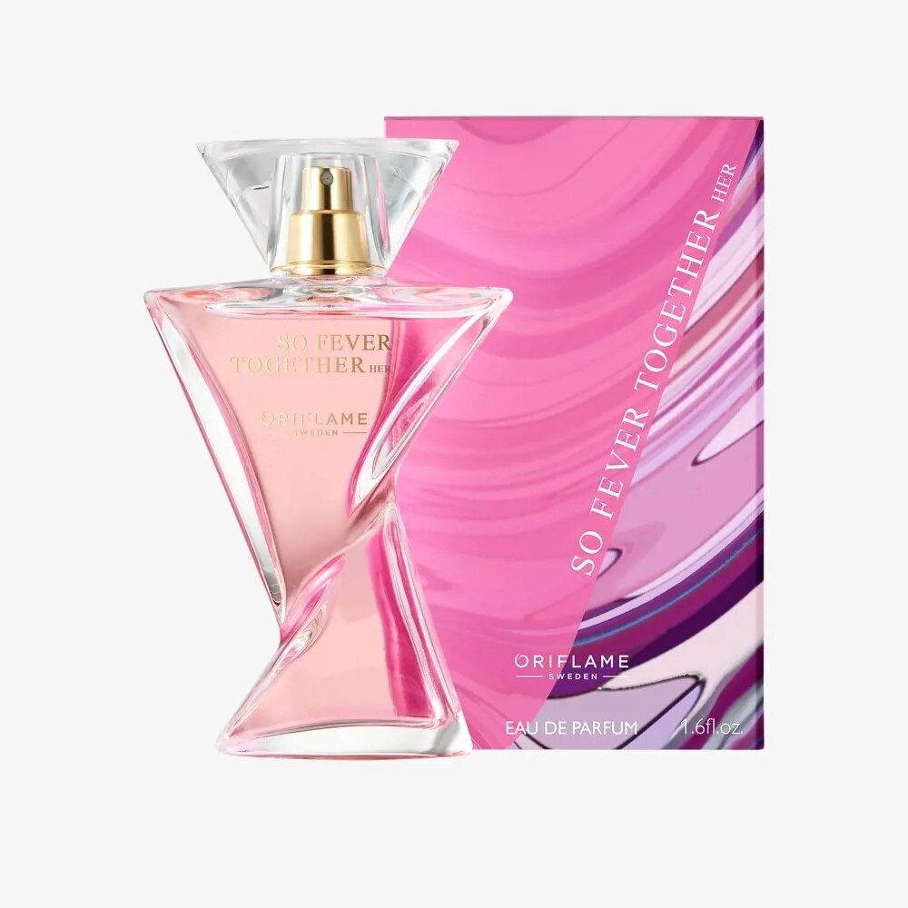 Cutie cadou Love Forever cu 12 trandafiri de sapun si apa de parfum Oriflame So Fever Together pentru femei 50 ml, cadou elegant si rafinat [8]