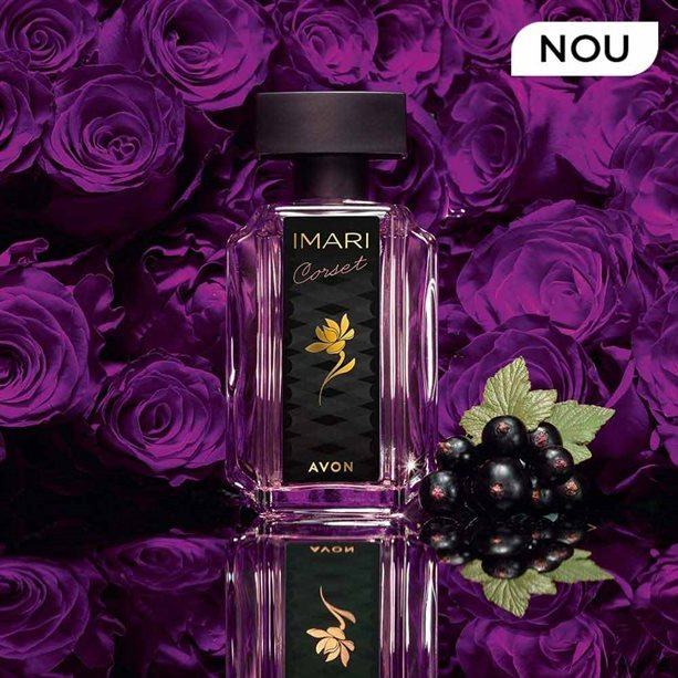 Cutie cadou Love Forever cu 12 trandafiri de sapun si apa de toaleta Avon Imari Corset pentru femei 50 ml, cadou elegant si rafinat [7]