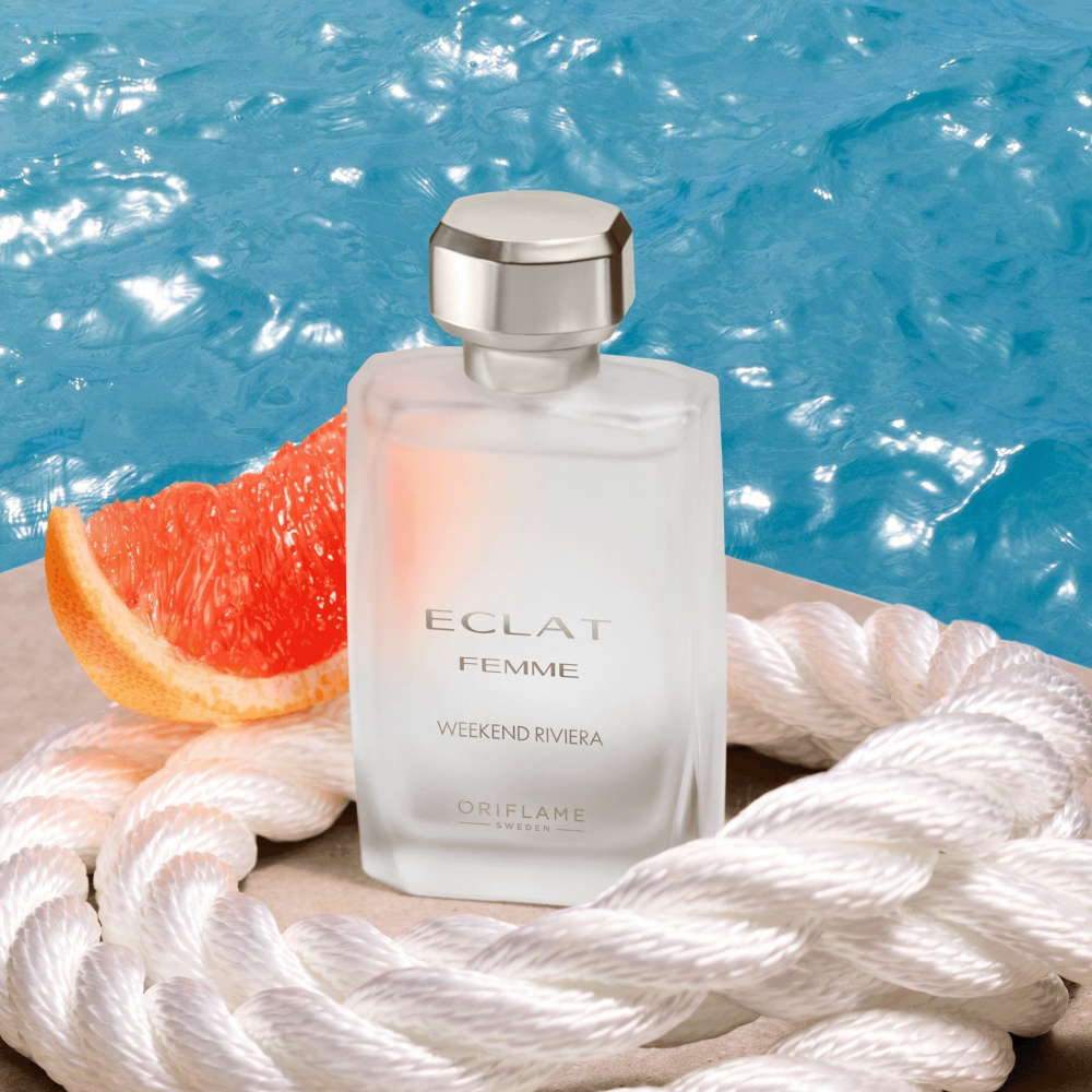 Cutie cadou Love Forever cu 12 trandafiri de sapun si apa de toaleta Oriflame Eclat Femme Weekend Riviera pentru femei 50 ml, cadou elegant si rafinat [7]