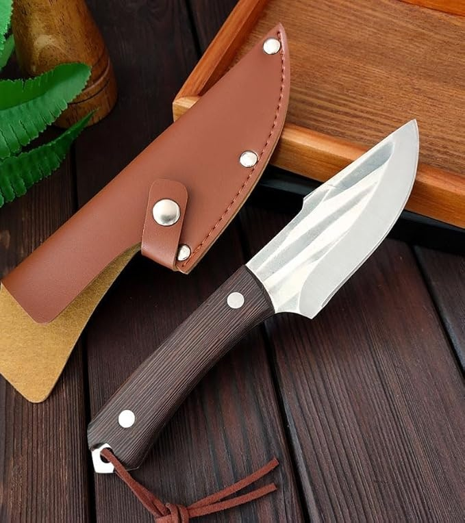 Cutit supravietuire, vanatoare, lama fixa 21 cm, otel inoxidabil, teaca de protectie inclusa [5]